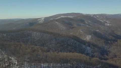 Aerial flight over the cube hills 2 Video stock 314598712
