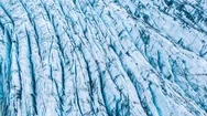 Aerial Flight Over Glacier Melting In Iceland Beautiful Nature Global Warming Stock Footage