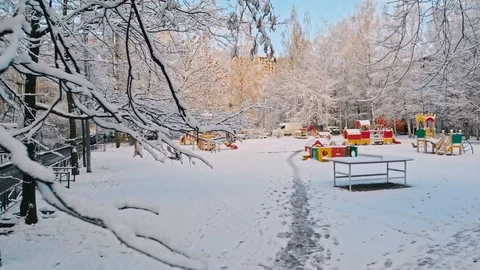 Aerial flight over winter forest and suburbs 4 Stock Footage 121328348