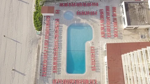 AERIAL FLORDIA POOL 2 Video stock 104482489