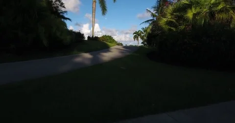 Aerial Florida Golf course Video stock 84143380
