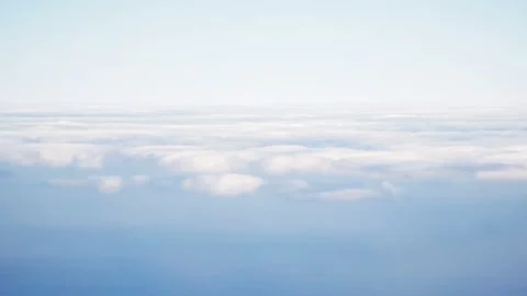 Aerial Flowing Clouds Time Lapse. 4K Video Clip Stock Footage 90073540