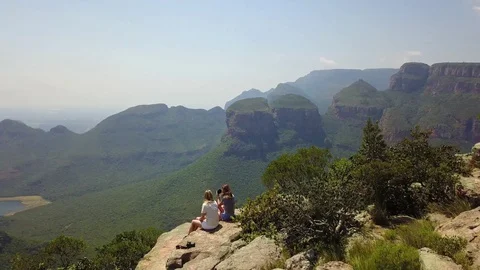 Aerial fly over of the 3rd largest canyon in the world Video stock 88576229