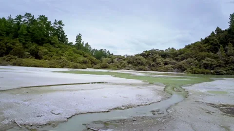 Aerial. Fly over the river Stock Footage 46442730