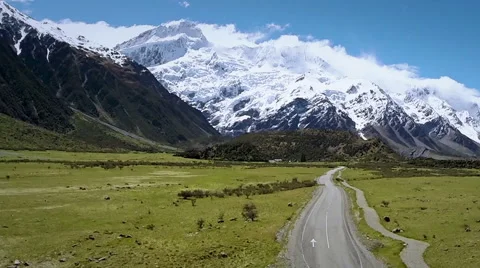 Aerial. Fly over the road Stock Footage 46442778