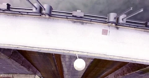 Aerial Fly Through The Dam And Lake.mp4 Stock Footage 55572063