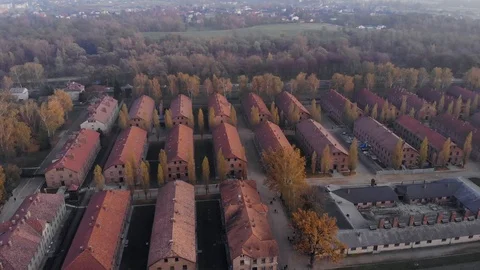 Drone Stock Video | Royalty Free Auschwitz Drone Videos | Pond5