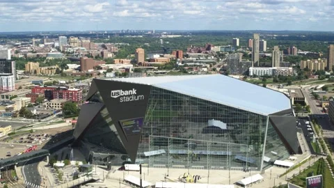 Minnesota Vikings Us Bank Stadium In Minneapolis Stock Photo