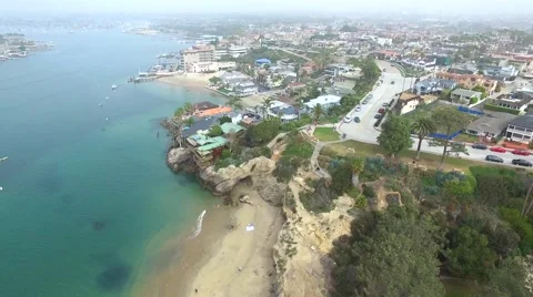 Aerial footage at the beach Stock Footage 62653700