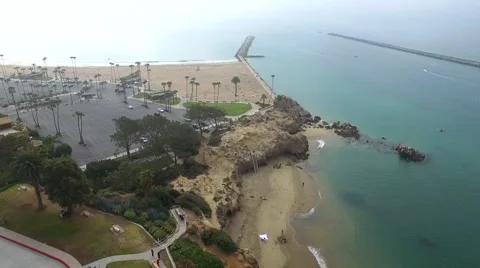 Aerial footage at the beach Stock Footage 62653718