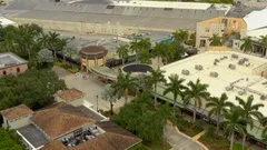 Aerial tour Sawgrass Mills Outlet Mall, Stock Video