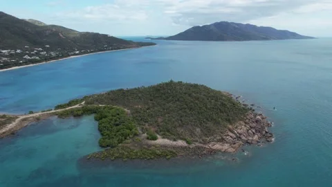 Aerial footage of Dingo Beach Stock Footage 220643152