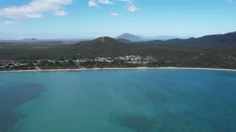 Aerial footage of Dingo Beach Stock-Footage 220643377