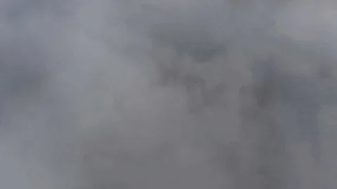Aerial footage of a fog Stock Footage