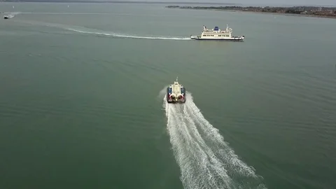 Aerial Footage of a Hovercraft Video stock 79075165