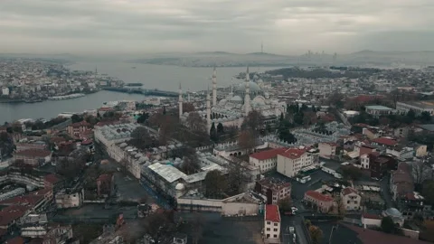 Aerial footage of Istanbul 스톡 동영상 149678053