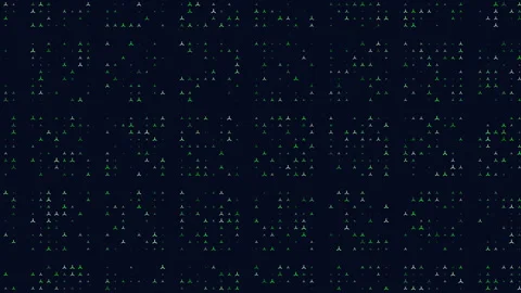 Aerial footage of wind turbines pattern at night, renewable energy background Stock Footage 330058523