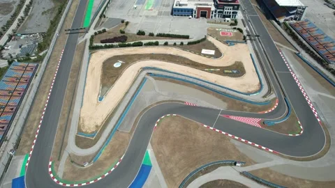 Aerial formula track Stock Footage 202040191