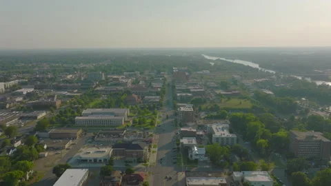 Aerial Forward Shot Of Residential Build... | Stock Video | Pond5