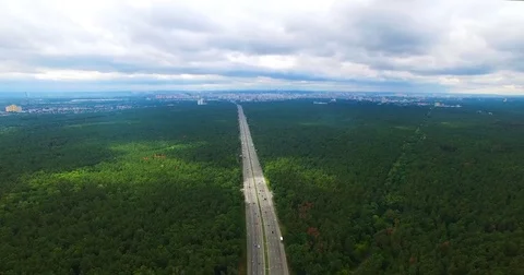 Aerial forward tracking motion, mountain remote local asphalt road, rural Video stock 78301401