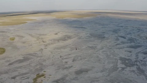 Aerial front view of a helicopter taking tourists for a scenic flight over the Video stock 107227842