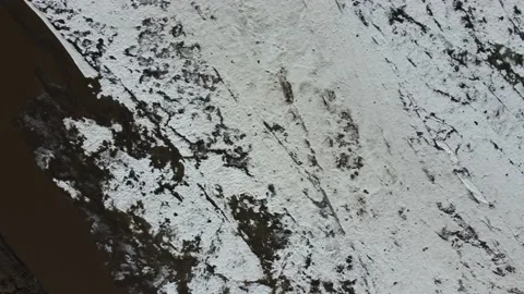 Aerial Frozen River 2 库存影片 177689727