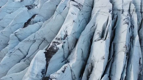Aerial of glacier Video stock 239434118