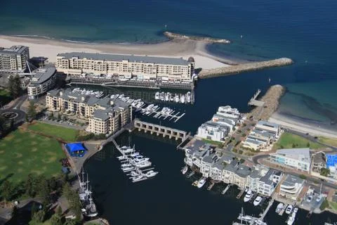 Aerial glenelg Stock Photos
