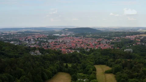 Aerial Goslar Stock Footage 136893083