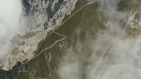 Aerial of Grigna summit in Lombardy Vidéo 150221291