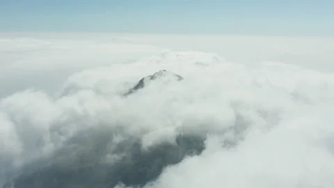 Aerial of Grigna summit in Lombardy Stock Footage 150222312