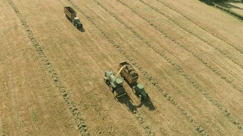 Aerial Harvesting 스톡 동영상 75962895