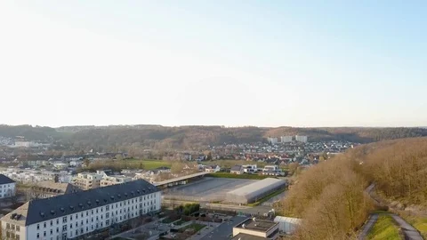 Aerial Hemer Sauerland Stock Footage 127006760