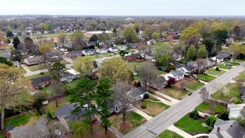 Aerial high point nc homes and housing Vidéo 333029609
