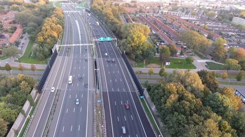 Aerial highway Stock Footage 96621609