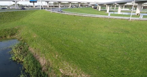 Aerial highway Stock Footage 97211461