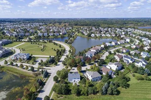 Aerial Housing Development Stock Photos