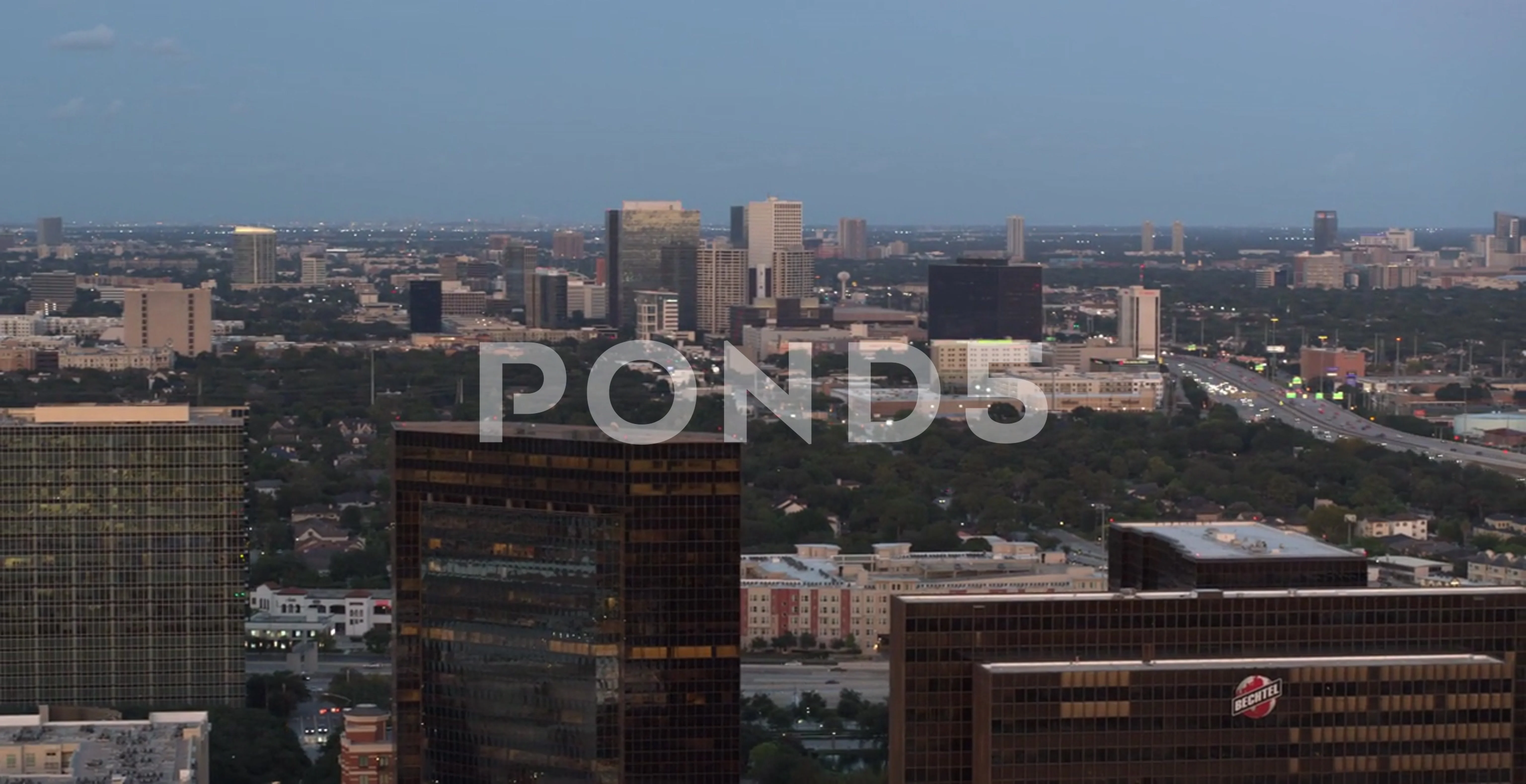 Aerial view of the Galleria Mall area in, Stock Video