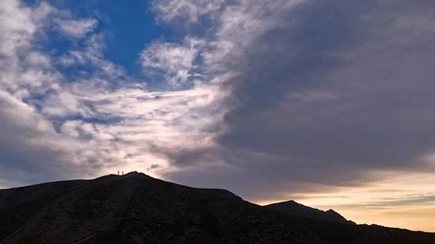Aerial Hyperlapse 4K - La Bola del Mundo Summit Clouds, Navacerrada 動画素材 335565053