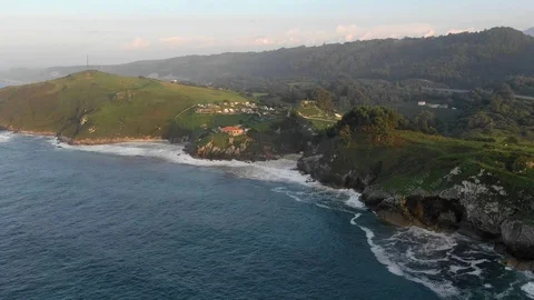 Aerial Hyperlapse Clifs Video stock 95167061