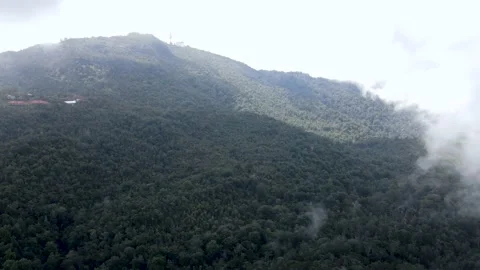 Aerial hyperlapse of mountains Stock Footage 145672465