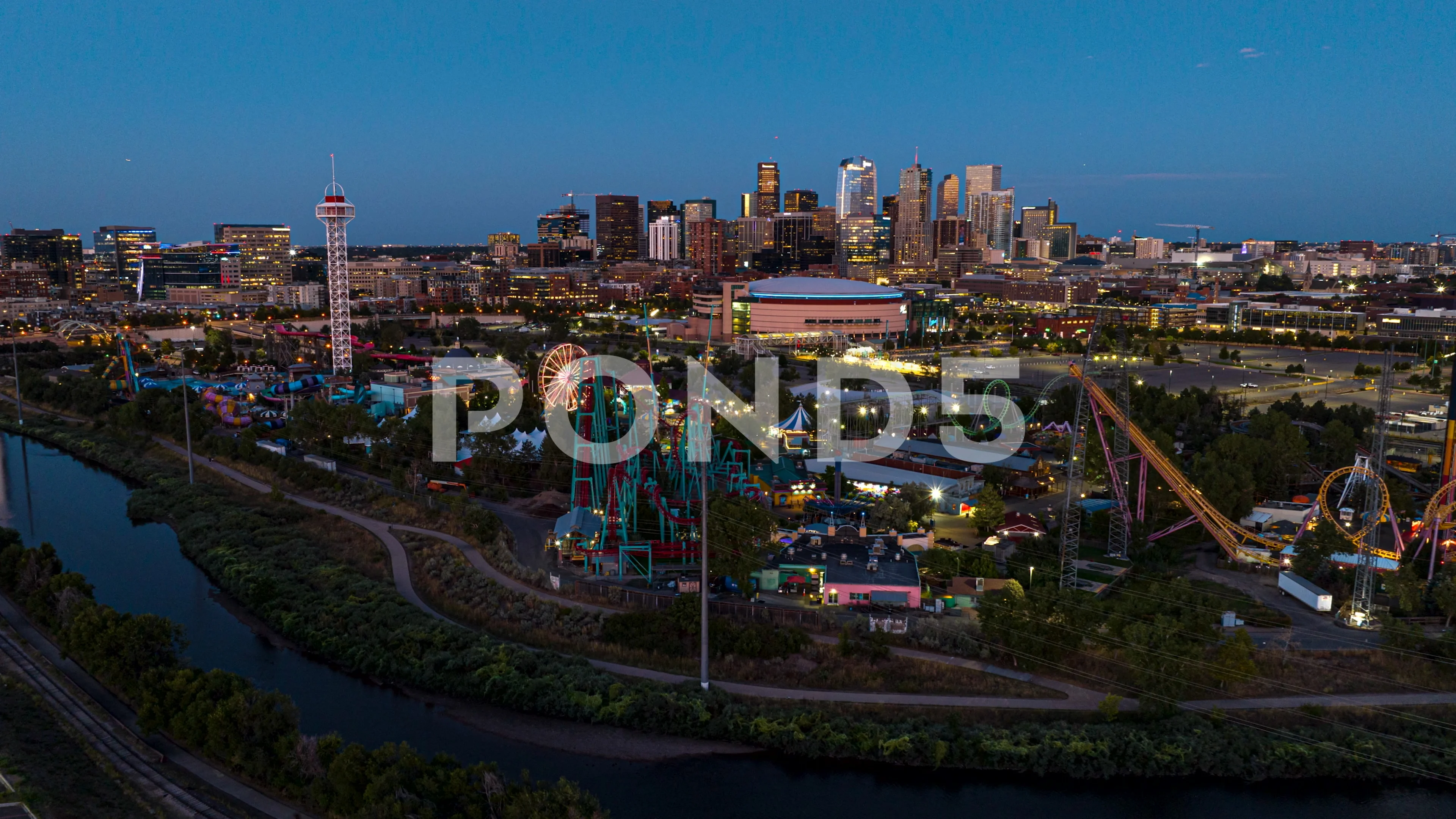 Aerial Hyper-lapse Above Guaranteed Rate Field, Home Of The