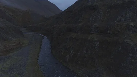 Aerial Iceland 2K Stock Footage