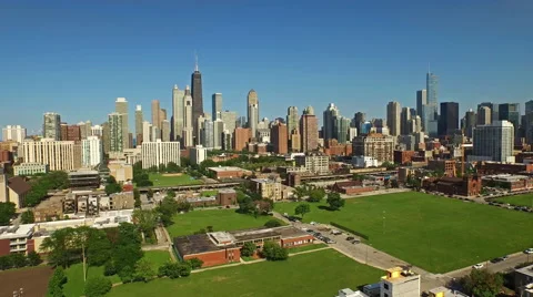 Aerial Illinois Chicago Stock Footage