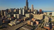 Aerial Illinois Chicago Stock Footage