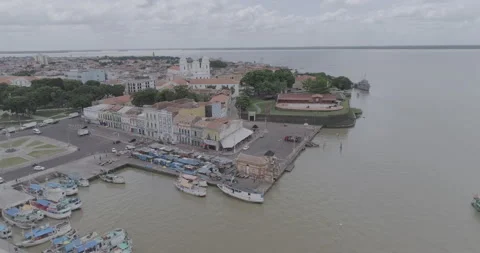 Aerial image of belem Stock Footage 151359456