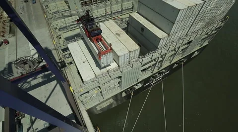 Aerial Image of a Port #2 Vídeo Stock 40805611