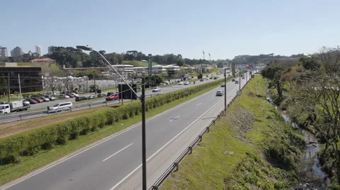 Aerial Image of a Road - 001 Stock Footage