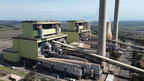Aerial Industrial Energy Complex Stock Footage 334894427