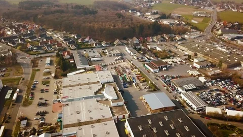 Aerial Industry Zone Stock Footage 103809970